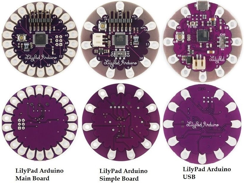 Arduino LilyPad main boards