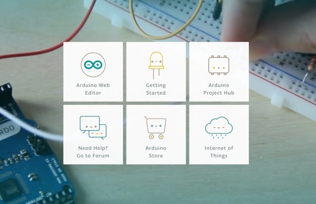Arduino Create - Welcome site
