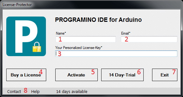PROGRAMINO IDE - License Protector